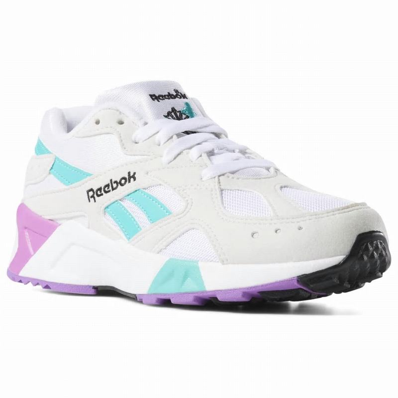 Tenisi Reebok Aztrek Dama Gri/Turcoaz Romania FK8755ND
